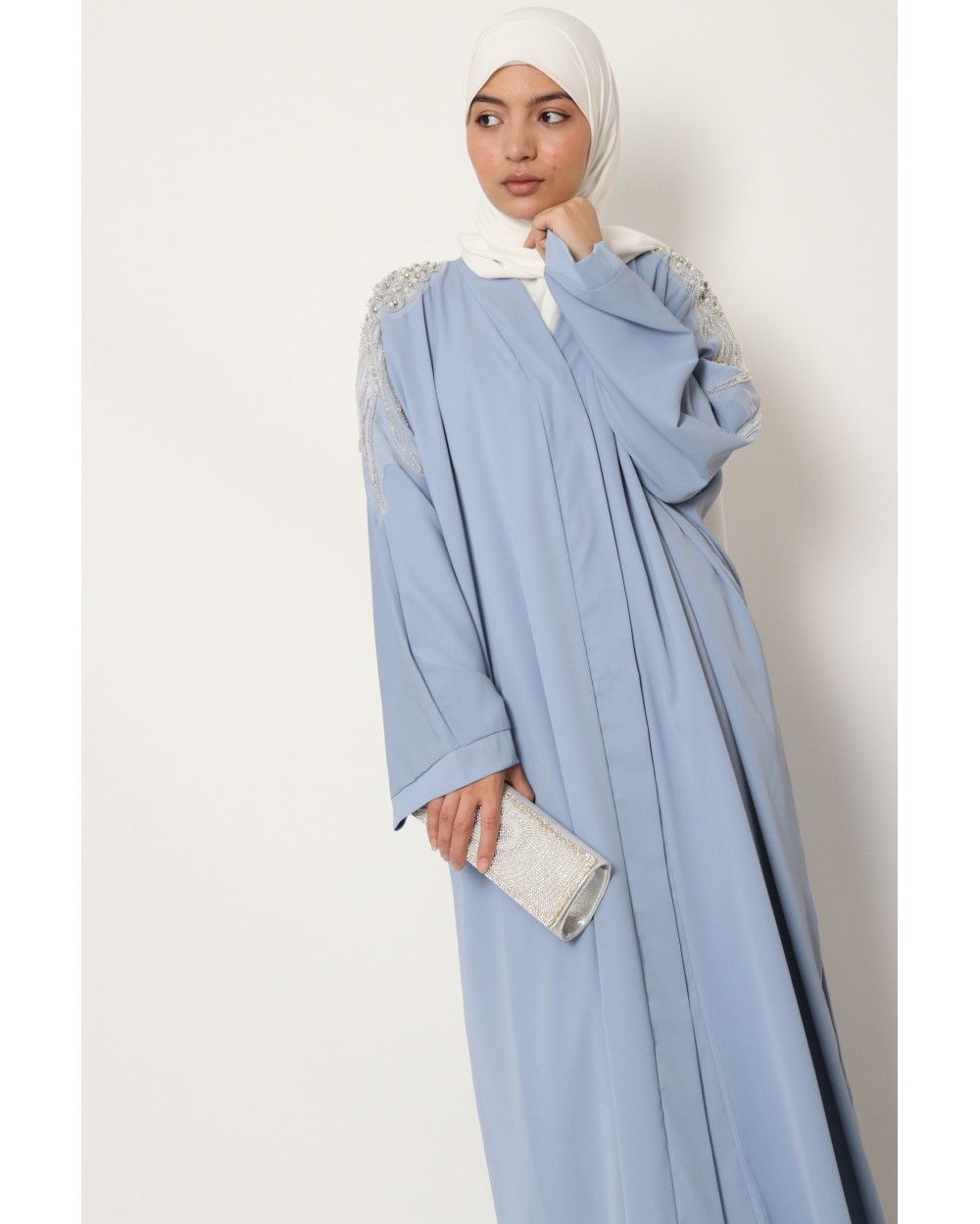 Kimono long bijoux epaule