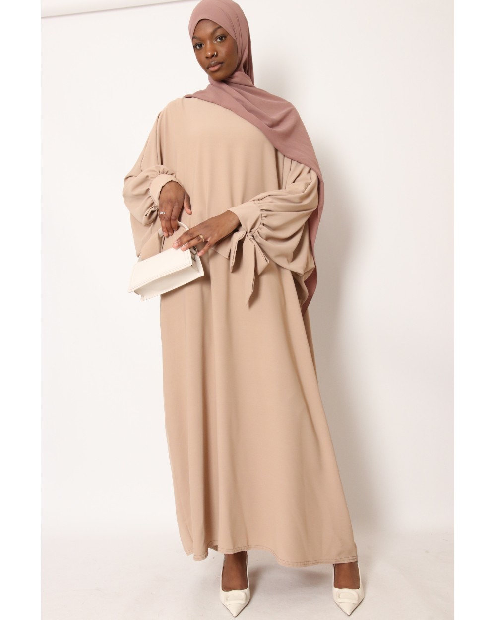 Abaya butterfly Amirah sleeves with bow