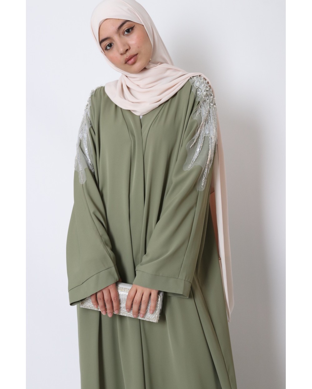 Kimono long bijoux epaule