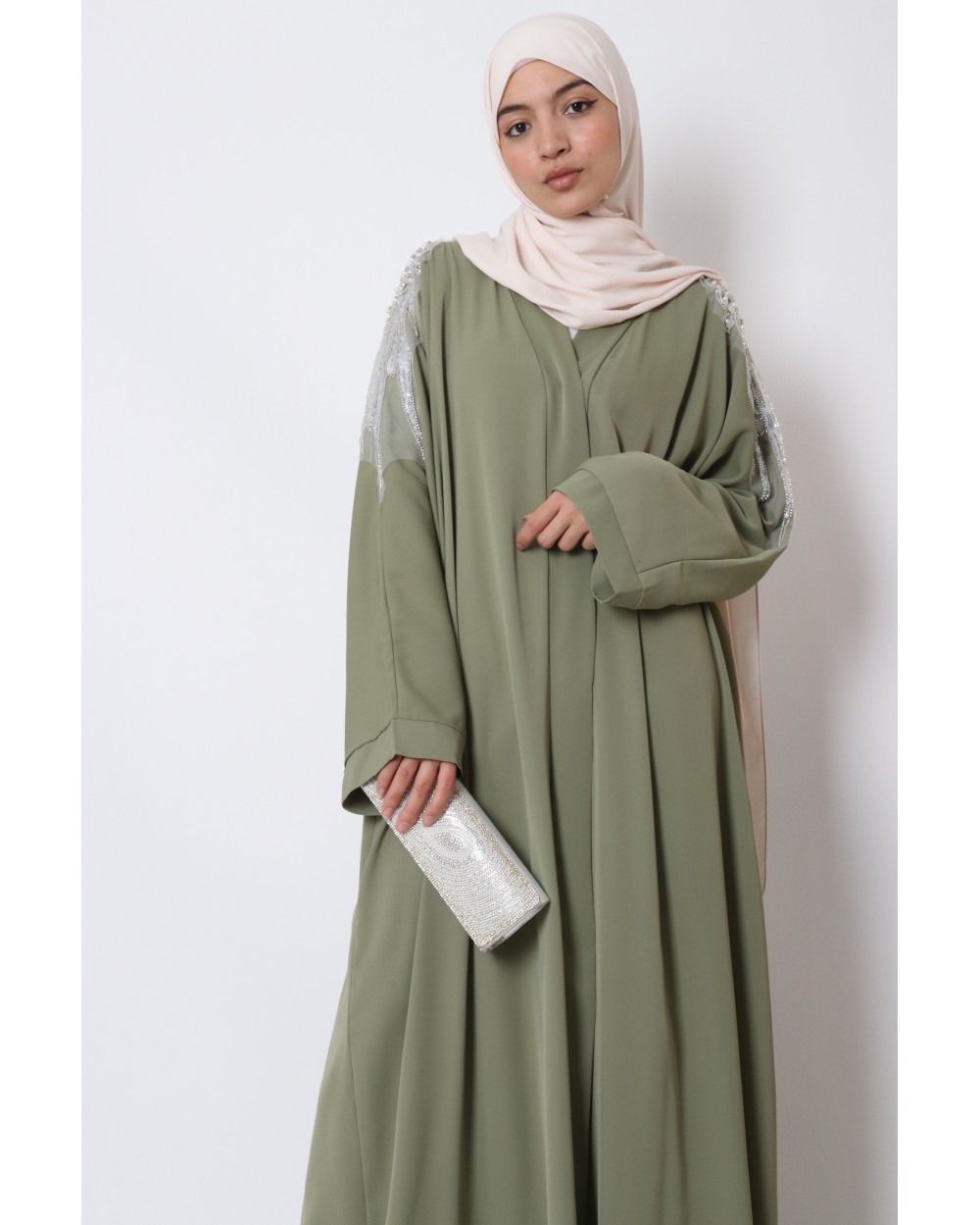 Kimono long bijoux epaule