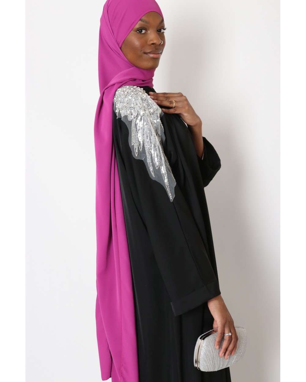 Kimono long bijoux epaule