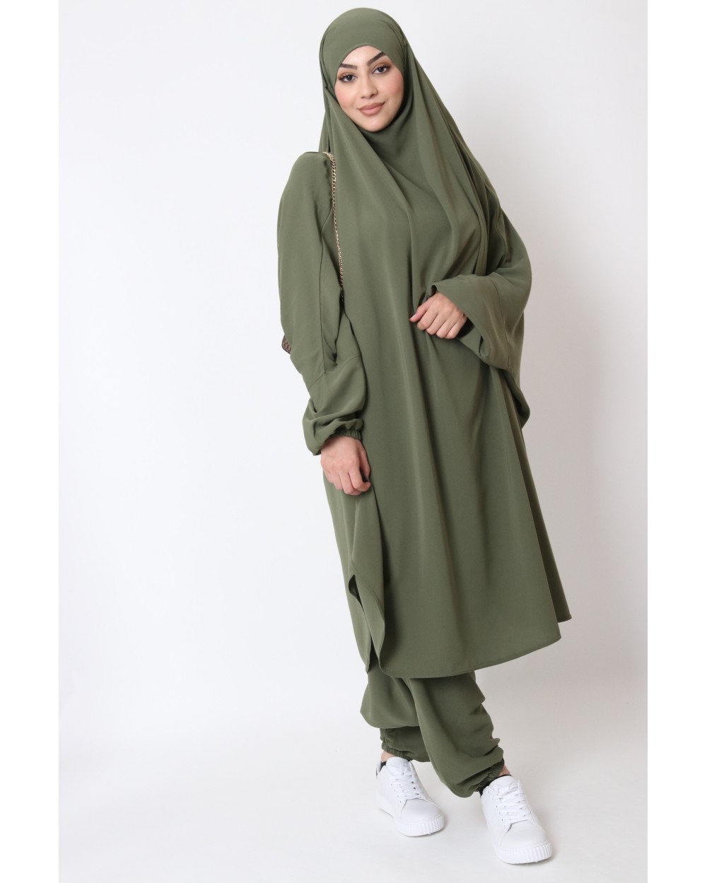 Jilbab 2 pièces sarouel Jamila