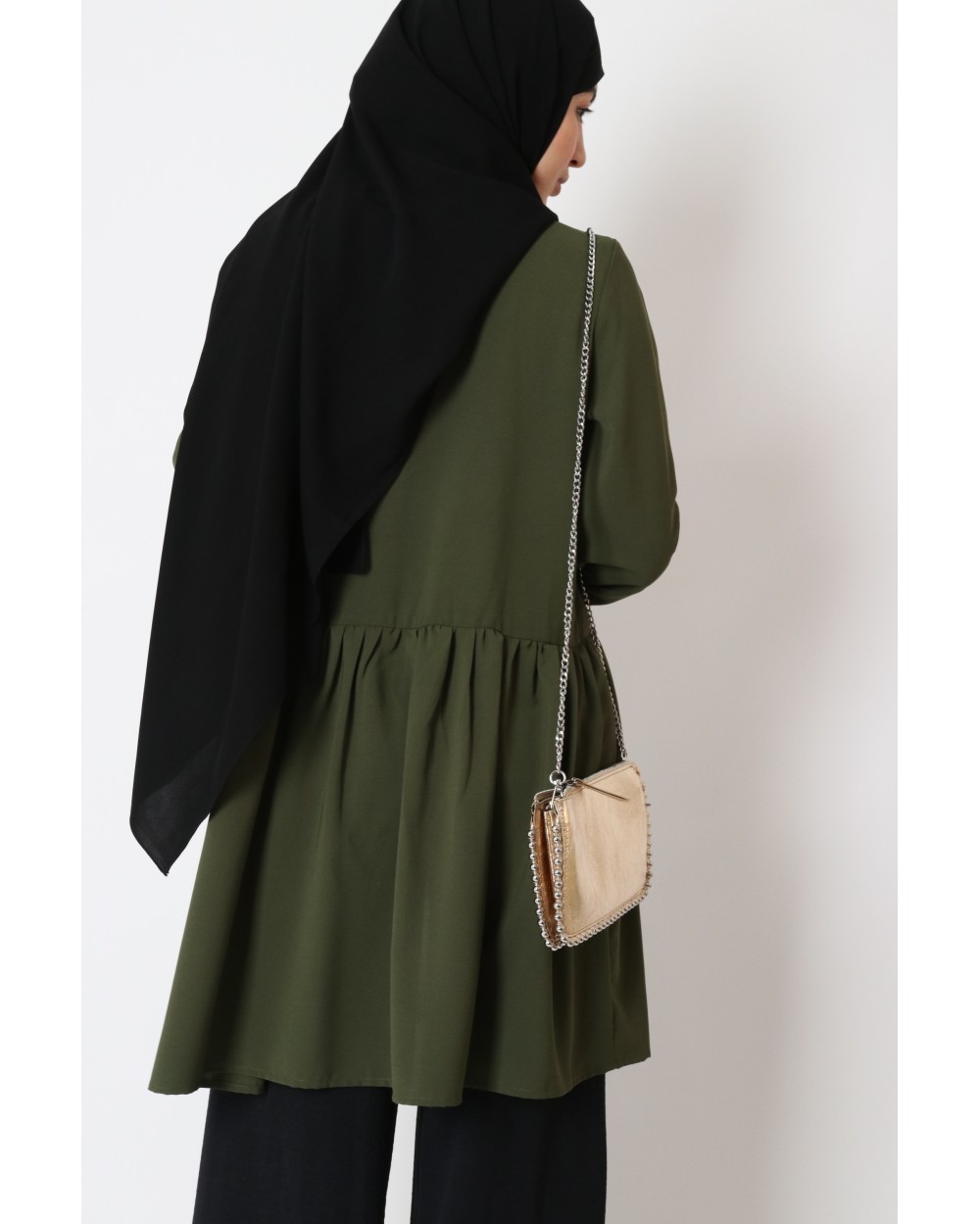 Kimono Bohème boléro mi-long avec pompons