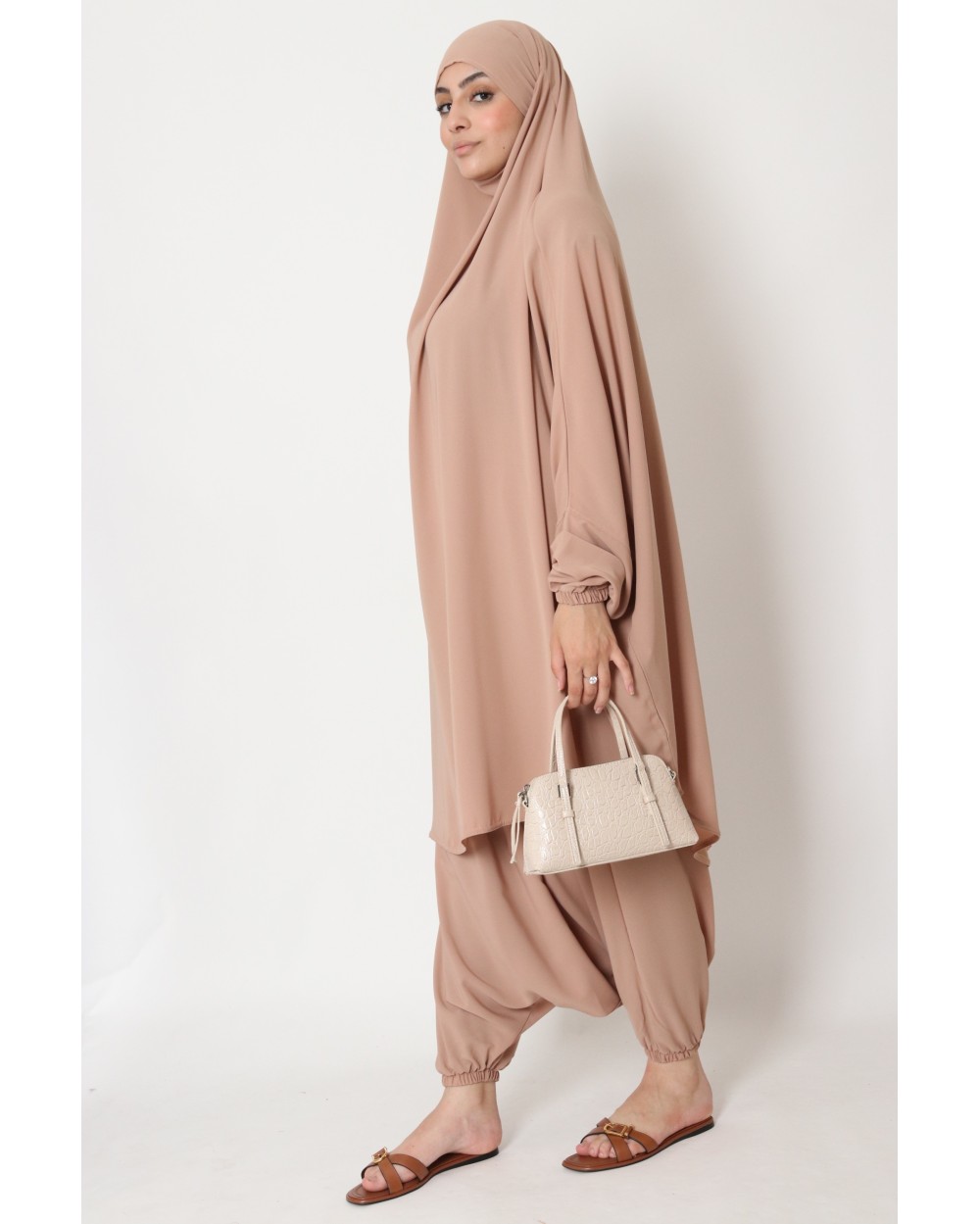Jilbab 2 pièces sarouel Jamila