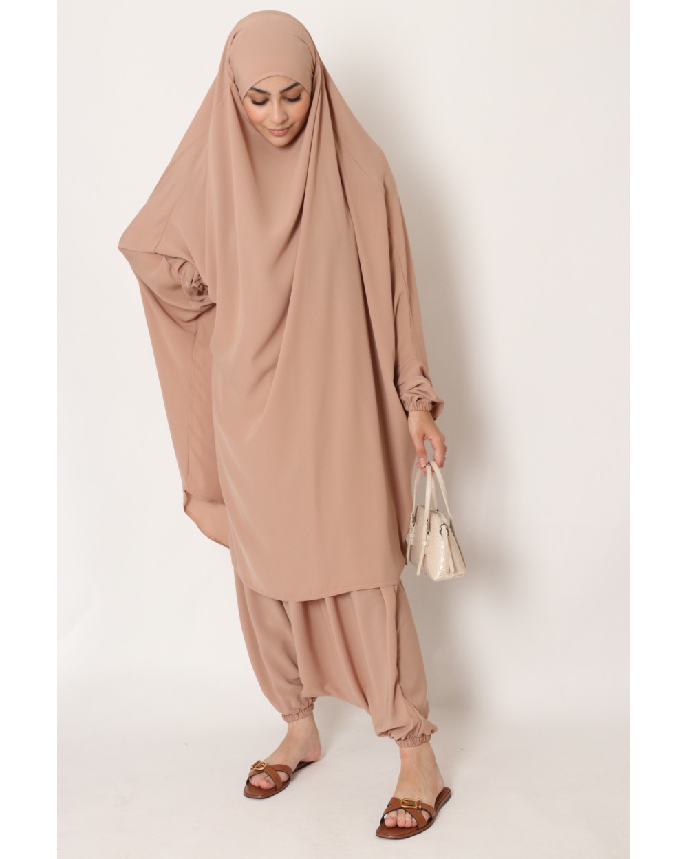 Jilbab 2 pièces sarouel Jamila