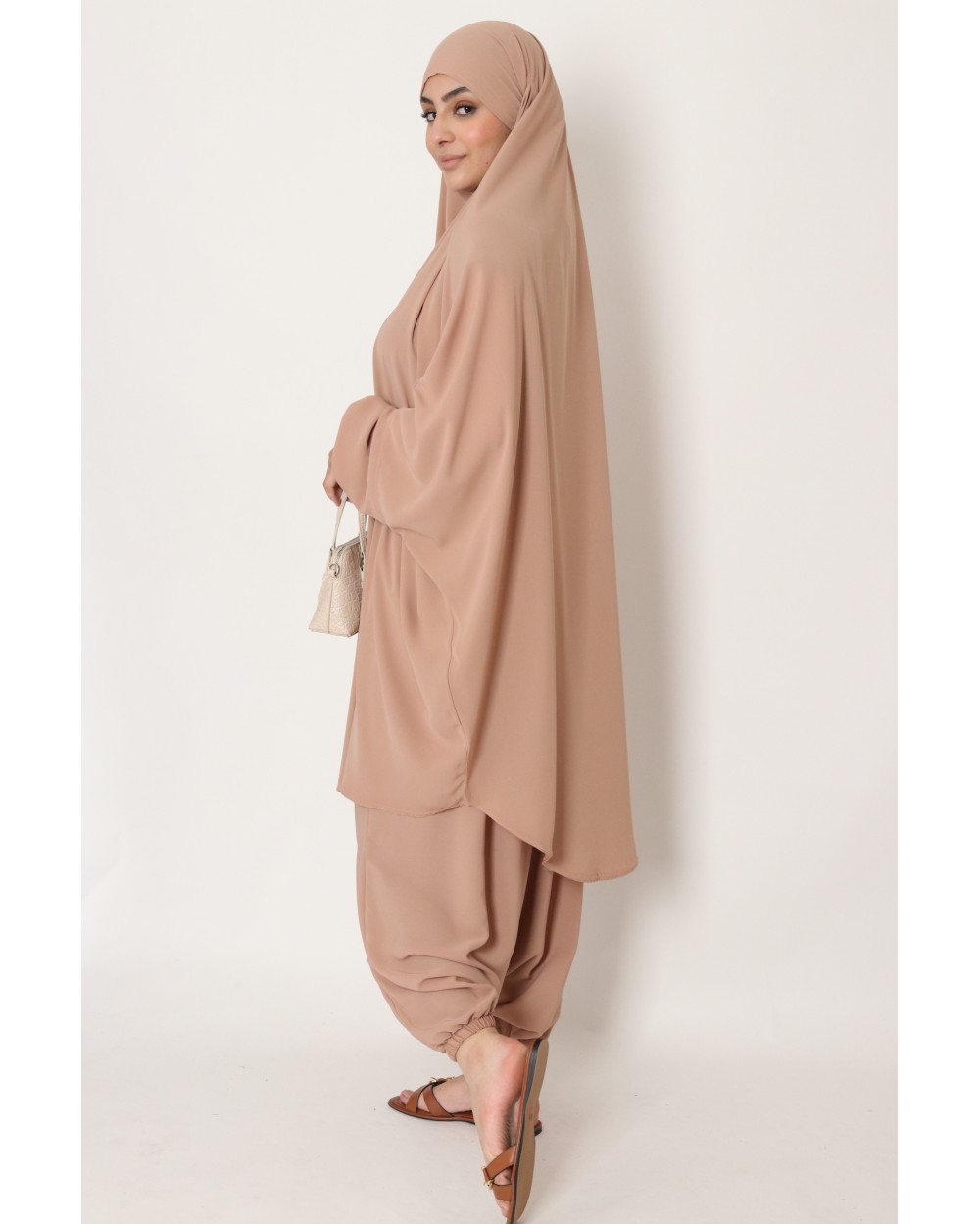 Jilbab 2 pièces sarouel Jamila