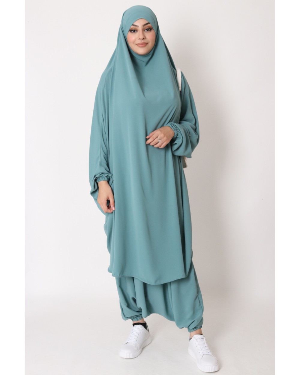 Jilbab 2 pièces sarouel Jamila