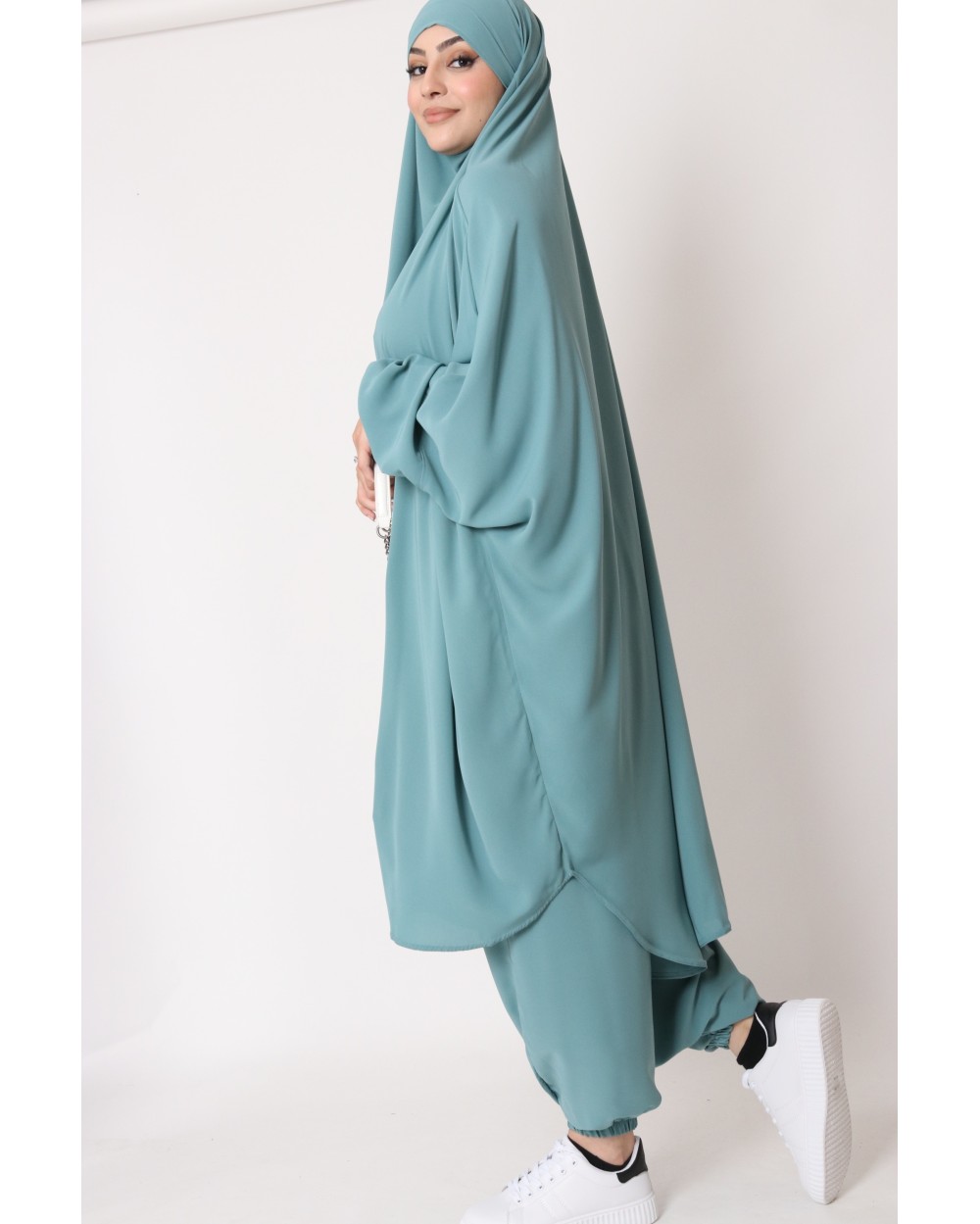 Jilbab 2 pièces sarouel Jamila