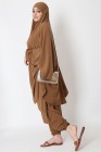Jilbab 2 pièces sarouel Jamila