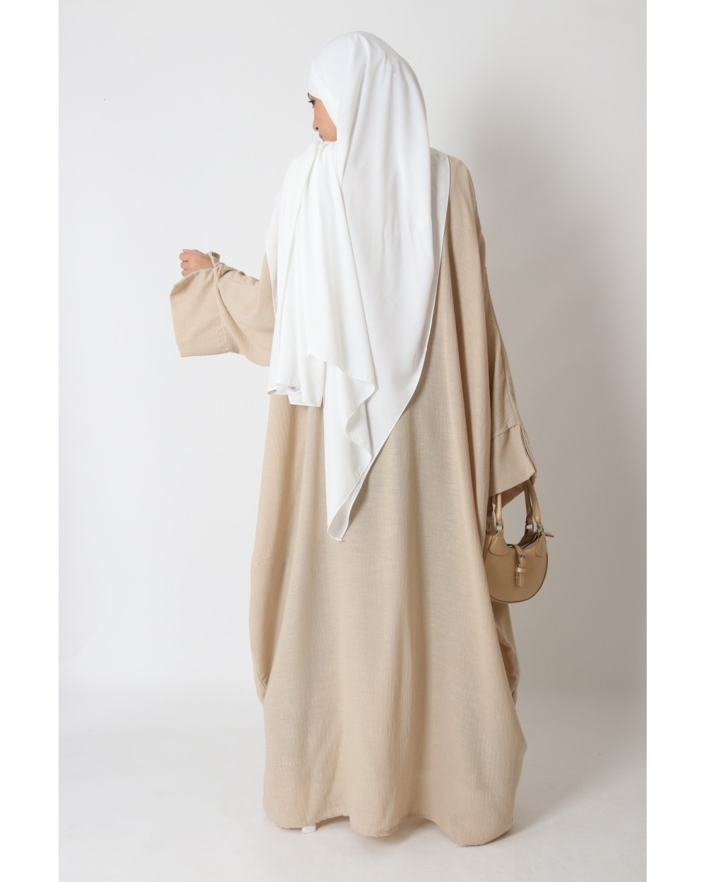 Robe papillon effet lin