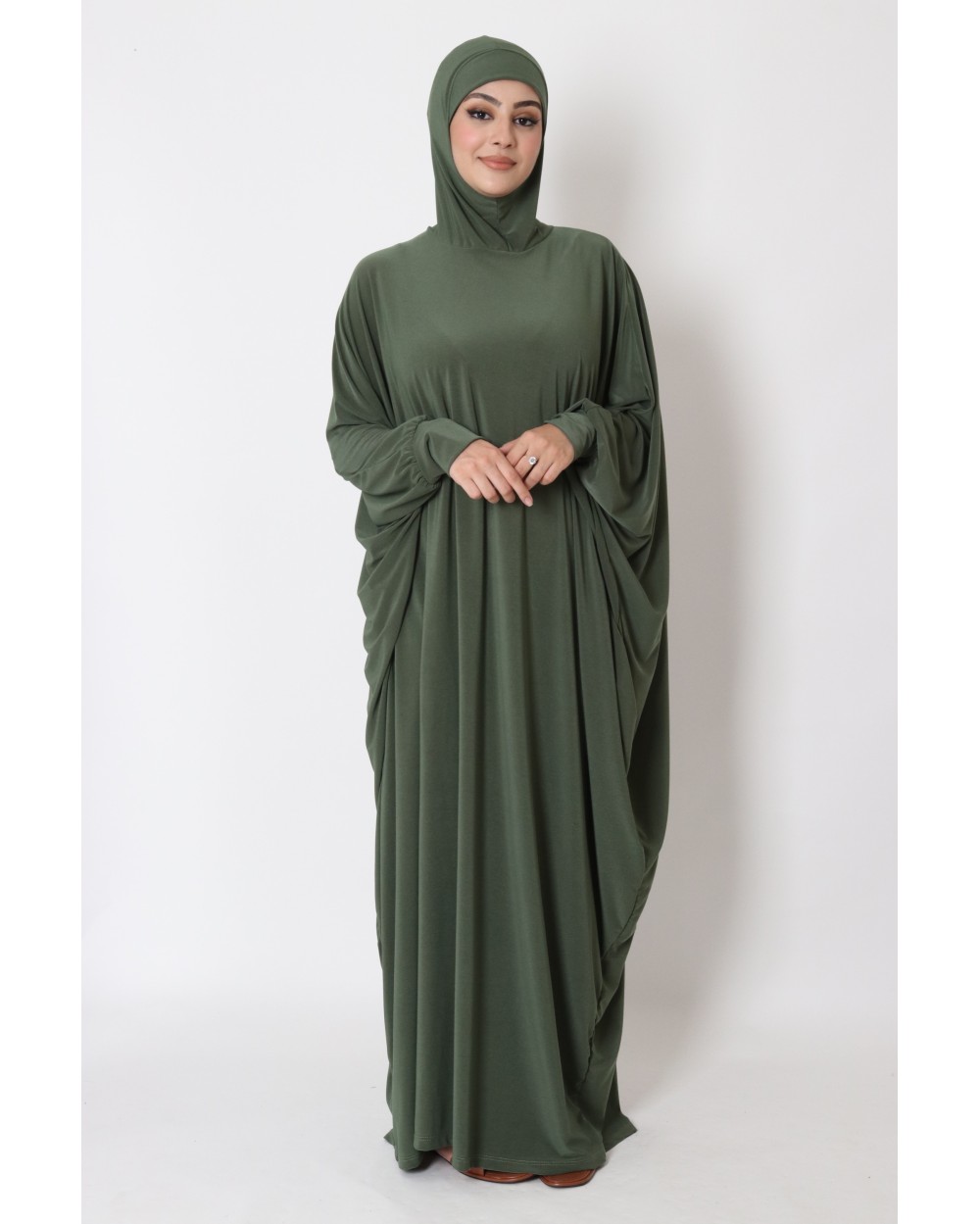 Abaya papillon cagoule intégré