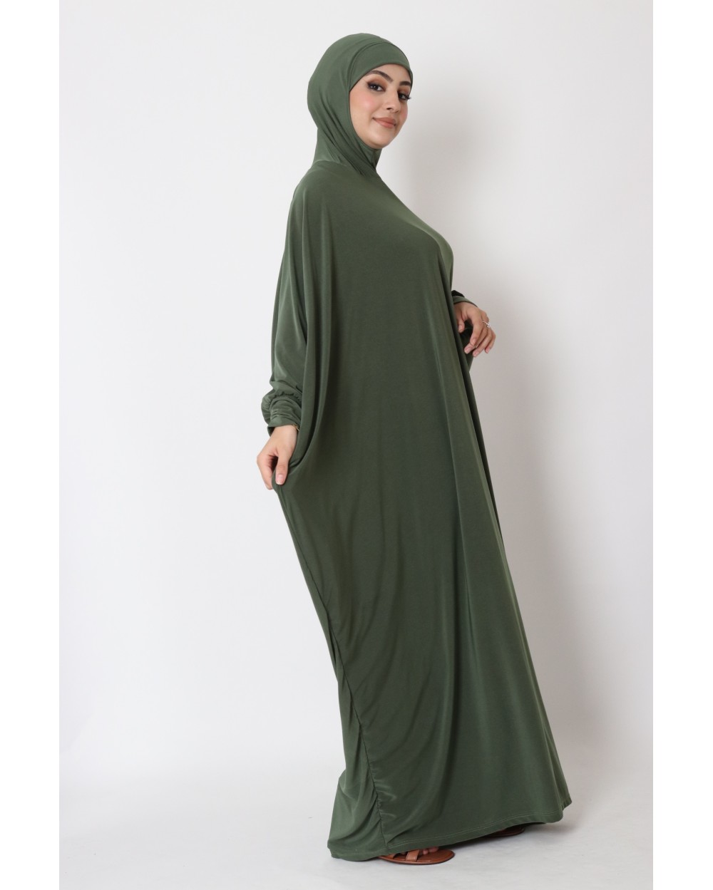 Abaya papillon cagoule intégré