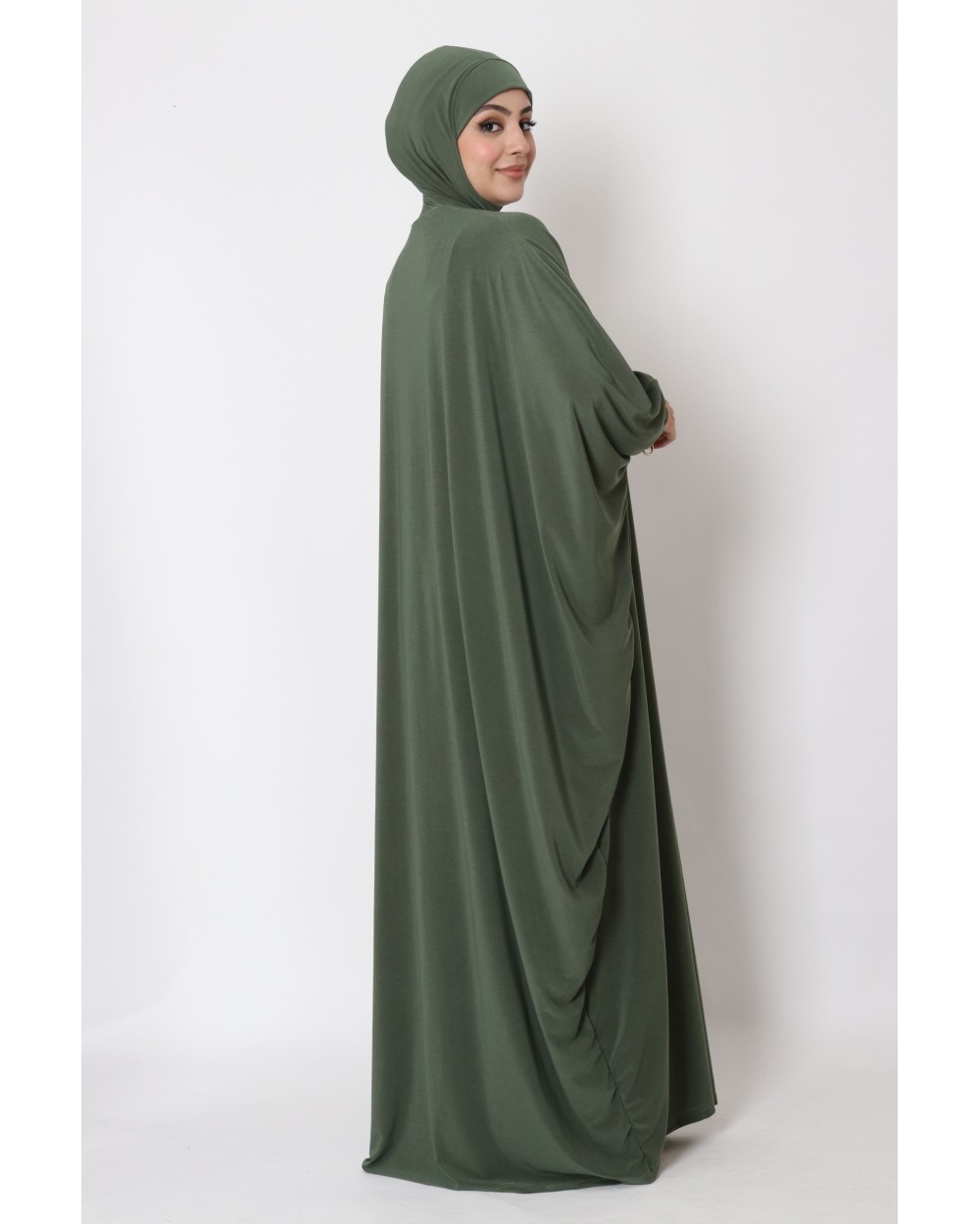 Abaya papillon cagoule intégré