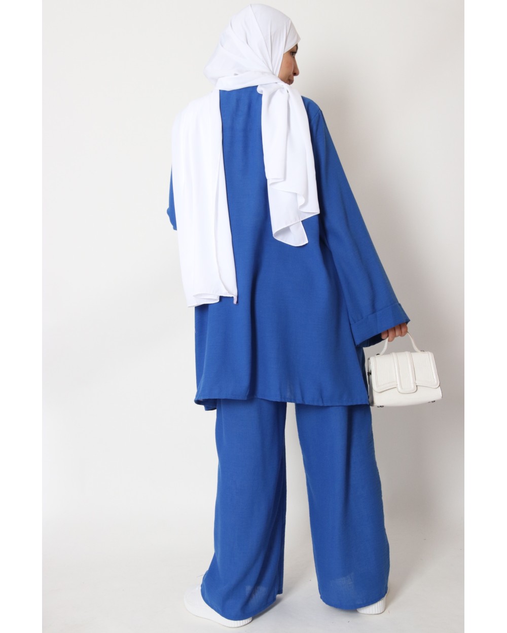 Linen kimono and pants set