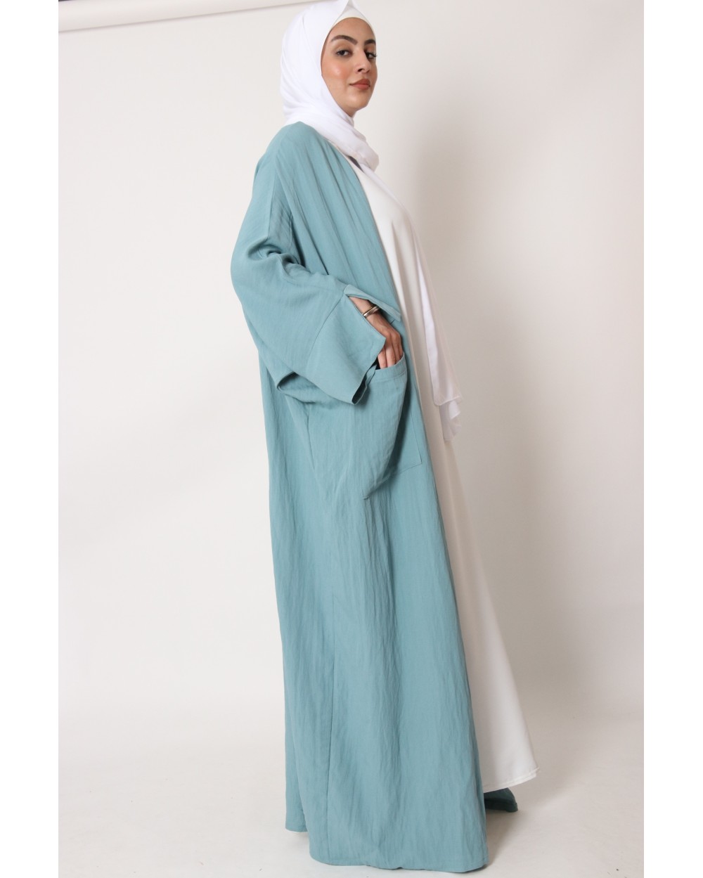 Kimono papillon en lin