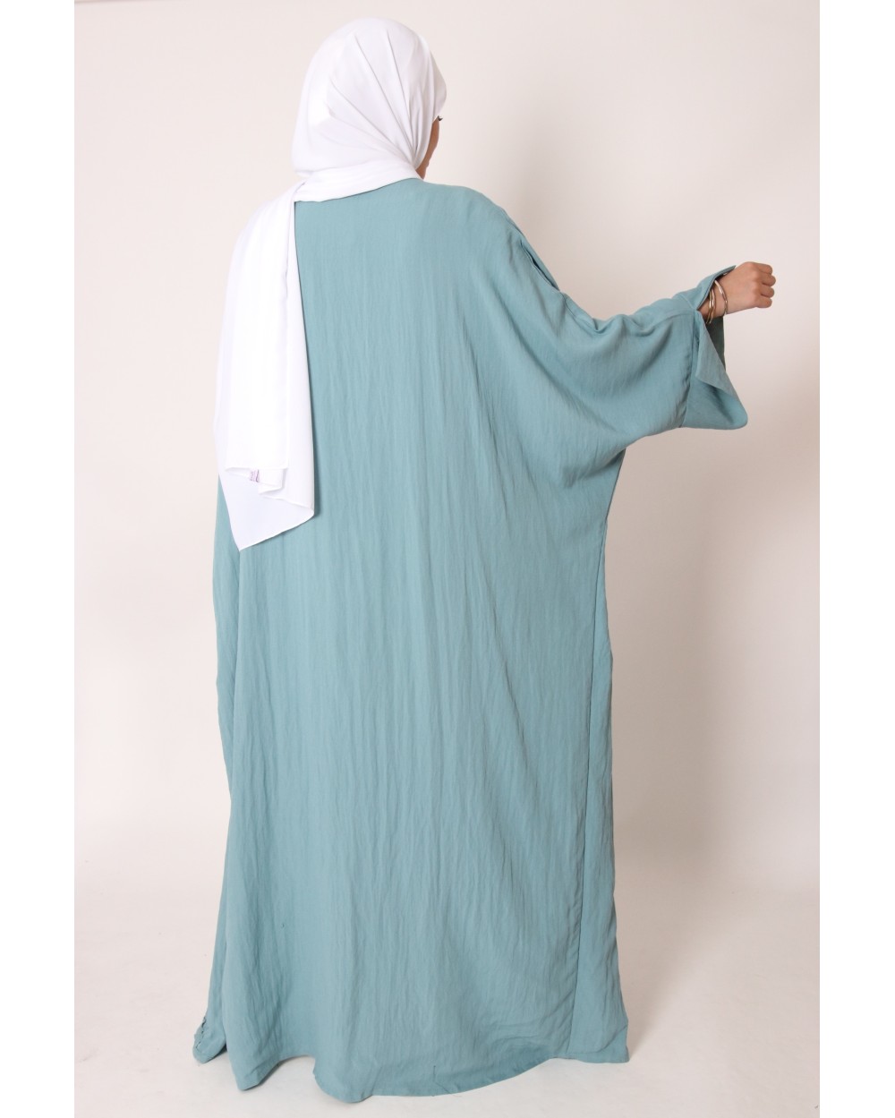 Linen butterfly cut kimono