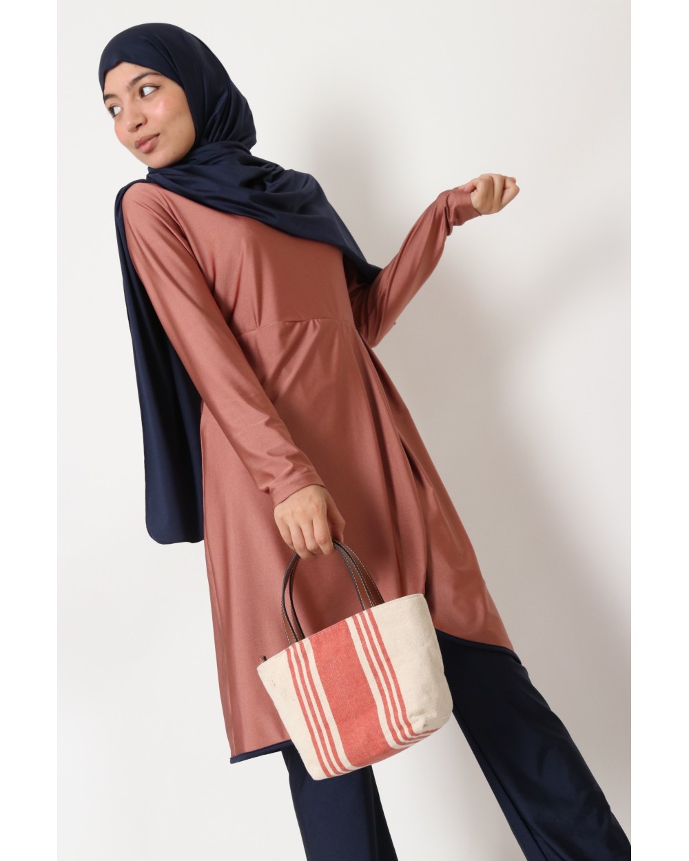 Swimwear Trendy Stylish Modest Women's Modest Swimsuit with Hijab Size ...