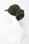 Hijab à enfiler avec casquette intégrée