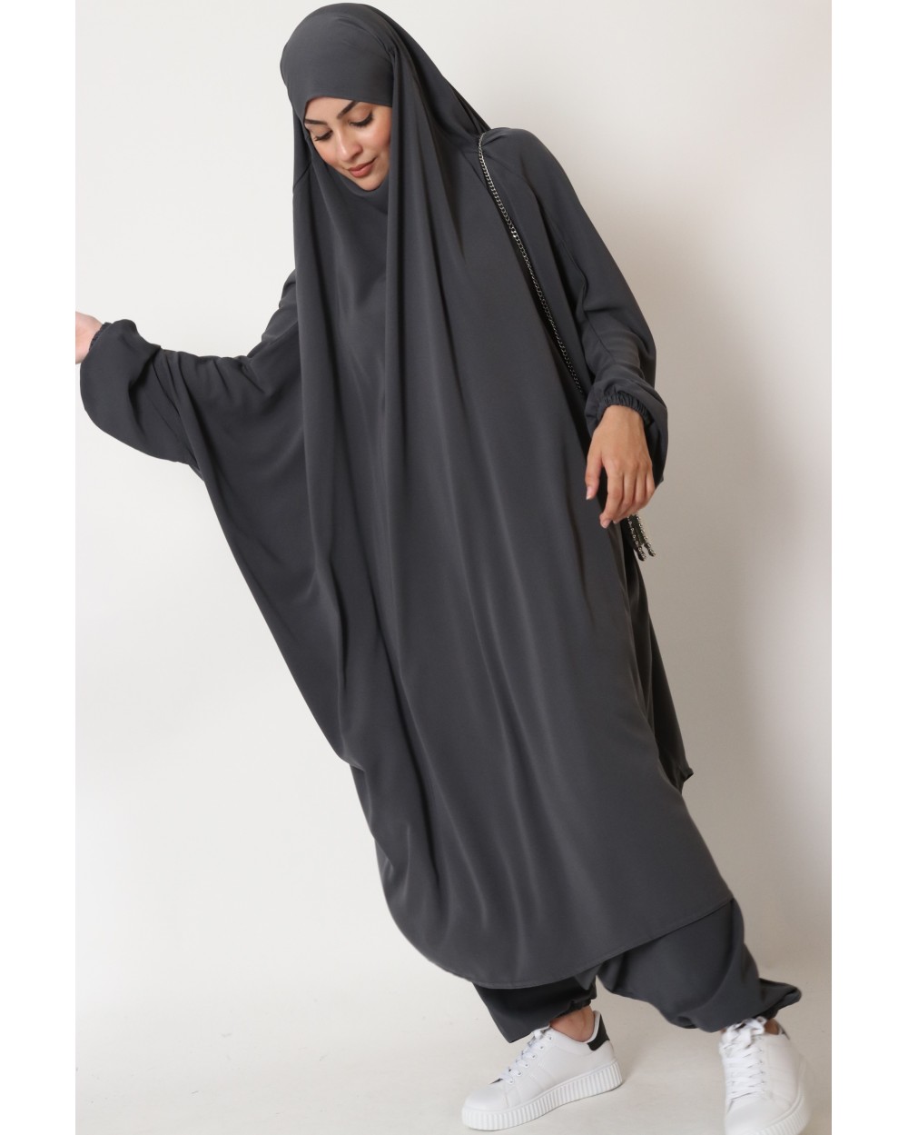 Jilbab 2 pièces sarouel Jamila