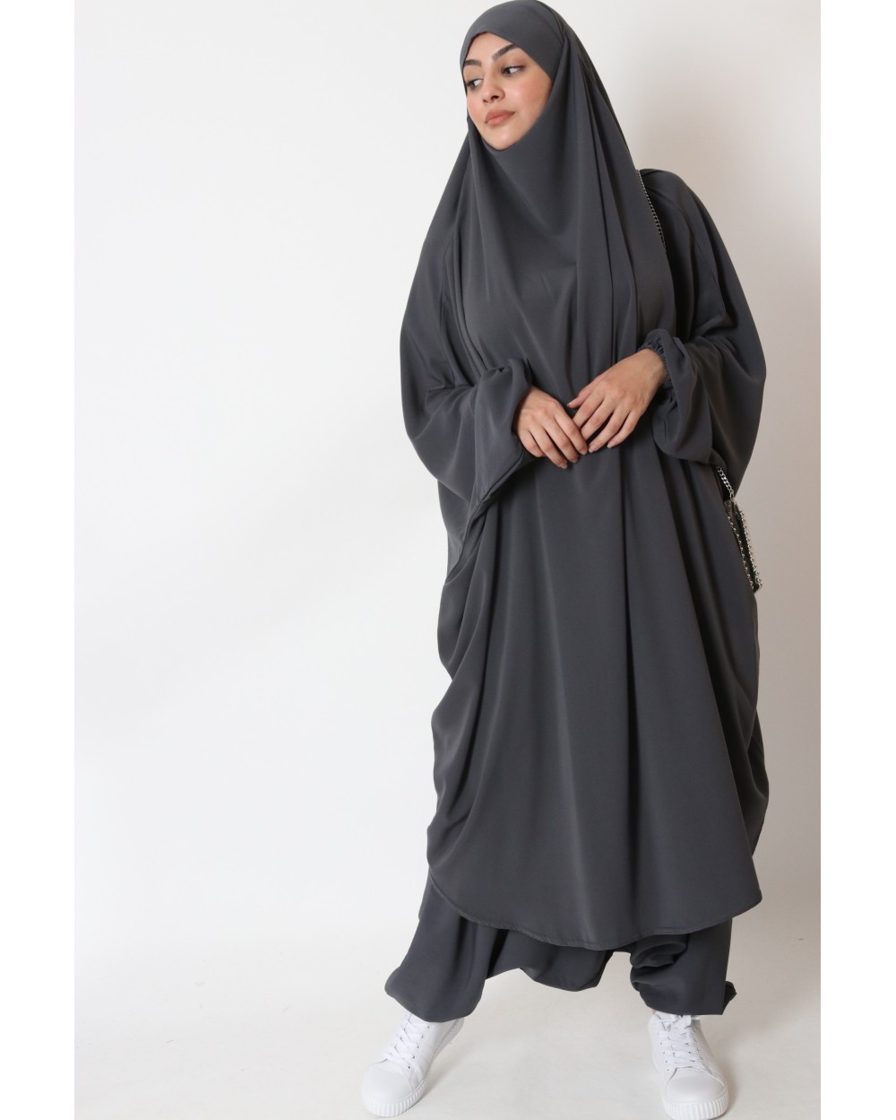 Jilbab 2 pièces sarouel Jamila