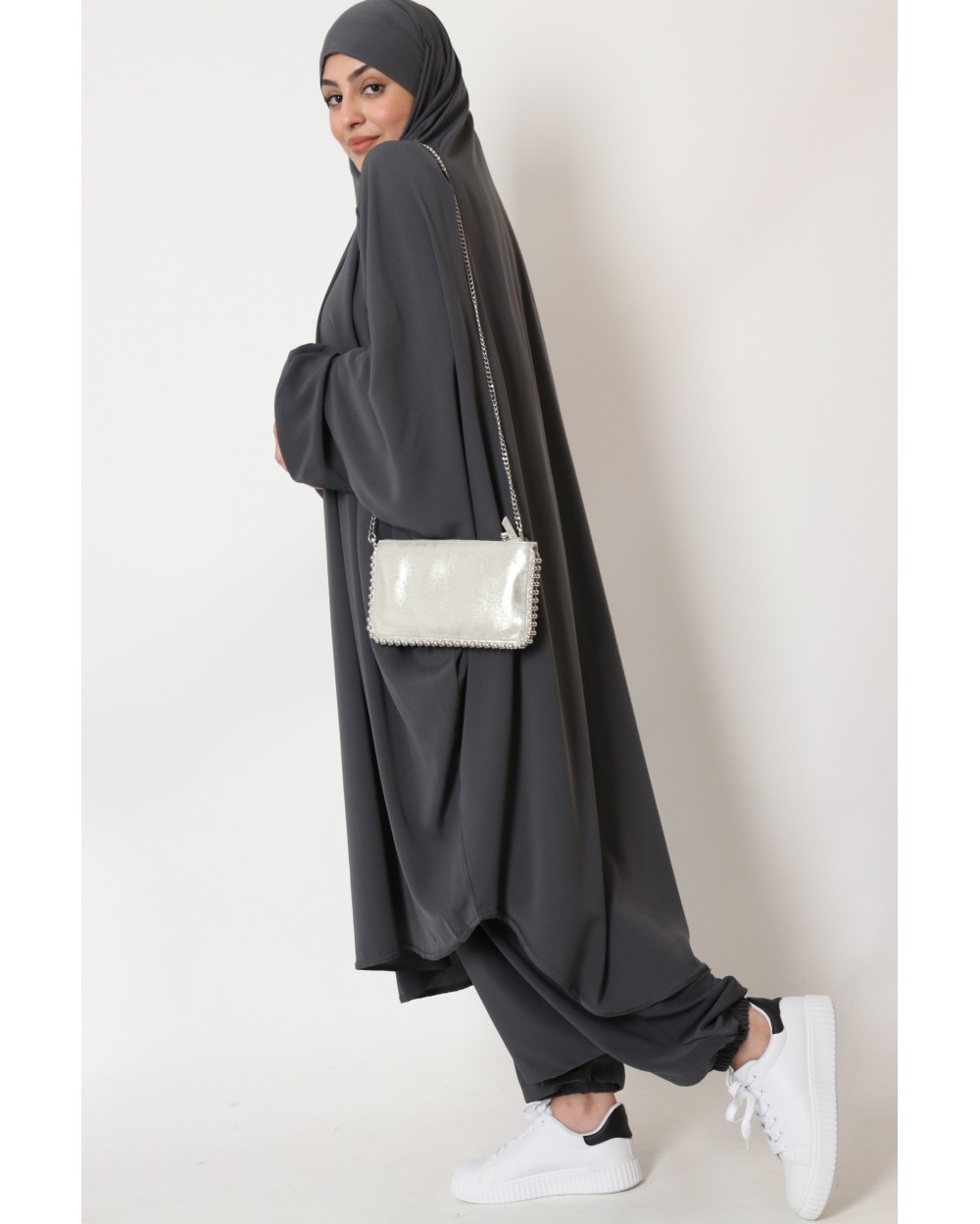 Jilbab 2 pièces sarouel Jamila