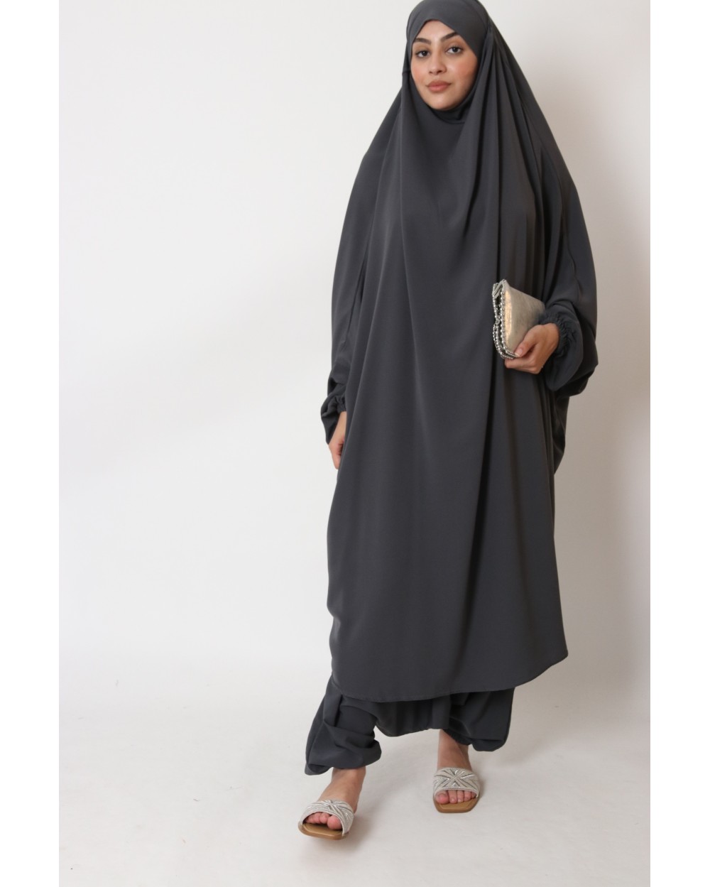 Jilbab 2 pièces sarouel Jamila