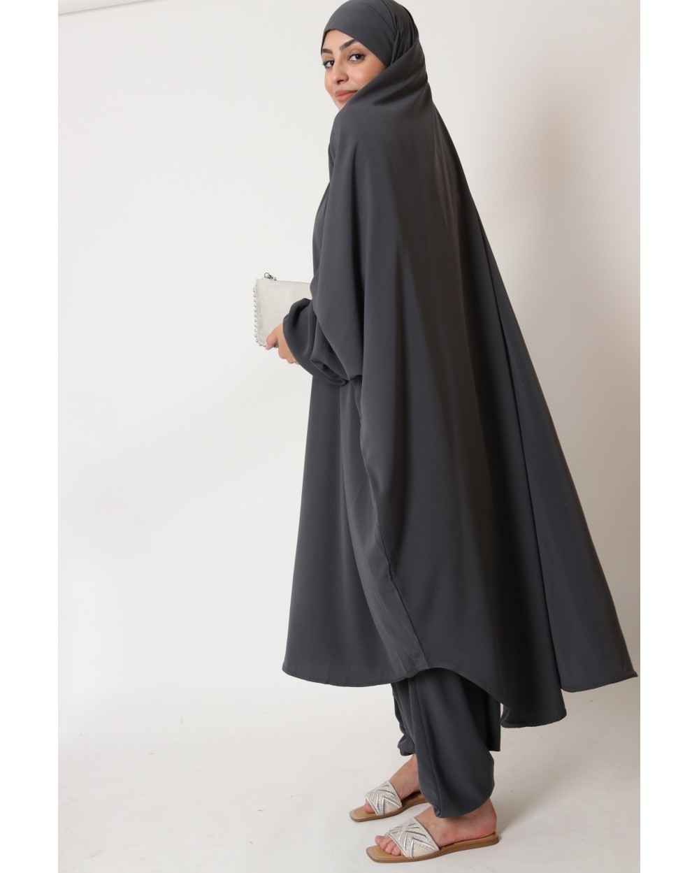 Jilbab 2 pièces sarouel Jamila