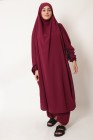 Jilbab 2 pièces sarouel Jamila