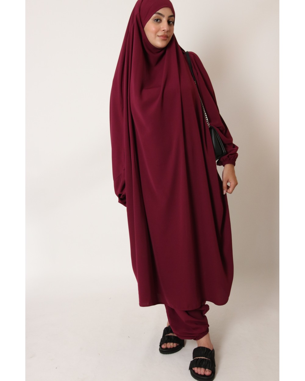 Jilbab 2 pièces sarouel Jamila