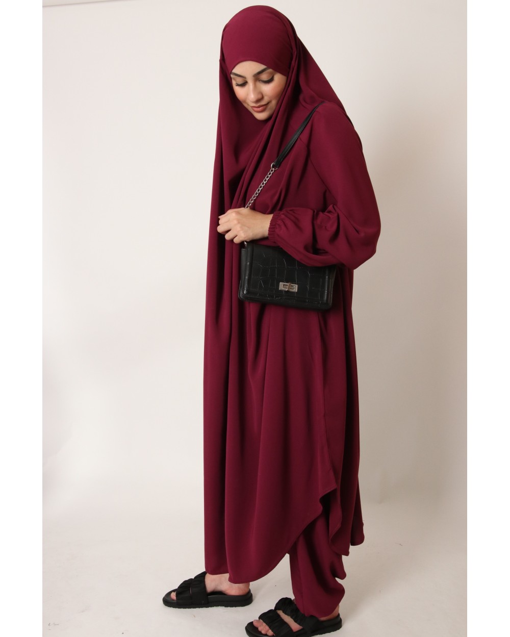 Jilbab 2 pièces sarouel Jamila