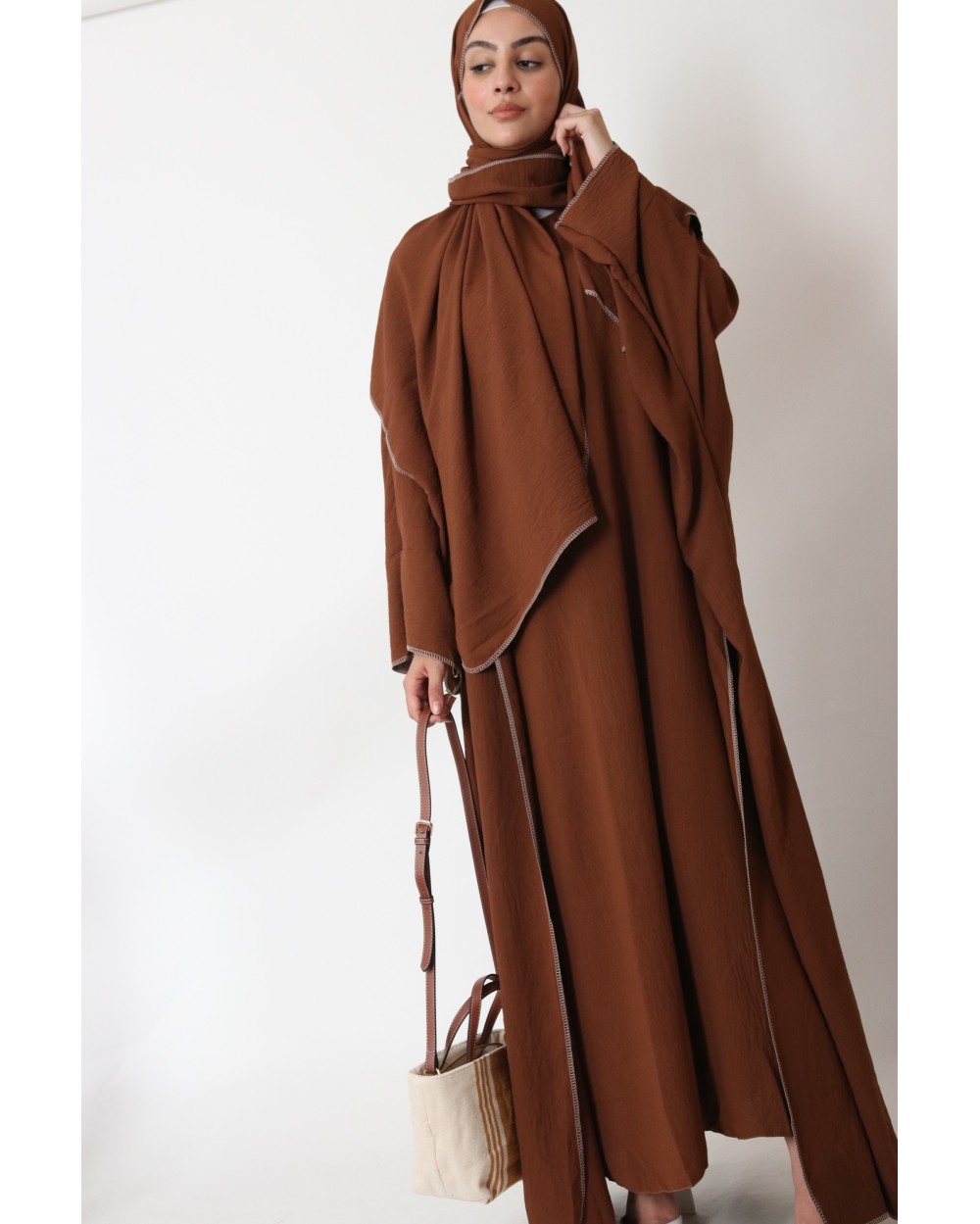 Set Layya 3 pieces kimono dress hijab jazz