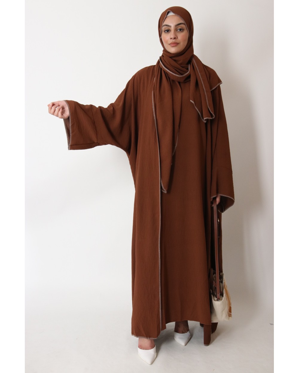 Set Layya 3 pieces kimono dress hijab jazz