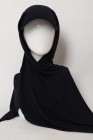 Hijab à enfiler avec casquette intégrée