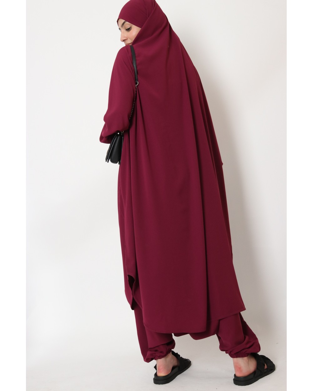 Jilbab 2 pièces sarouel Jamila