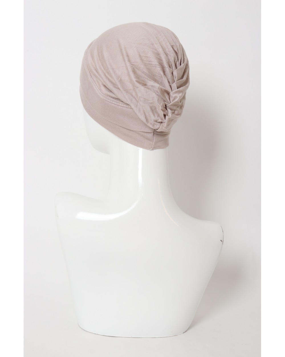 Viscose cotton closed crossover beanie