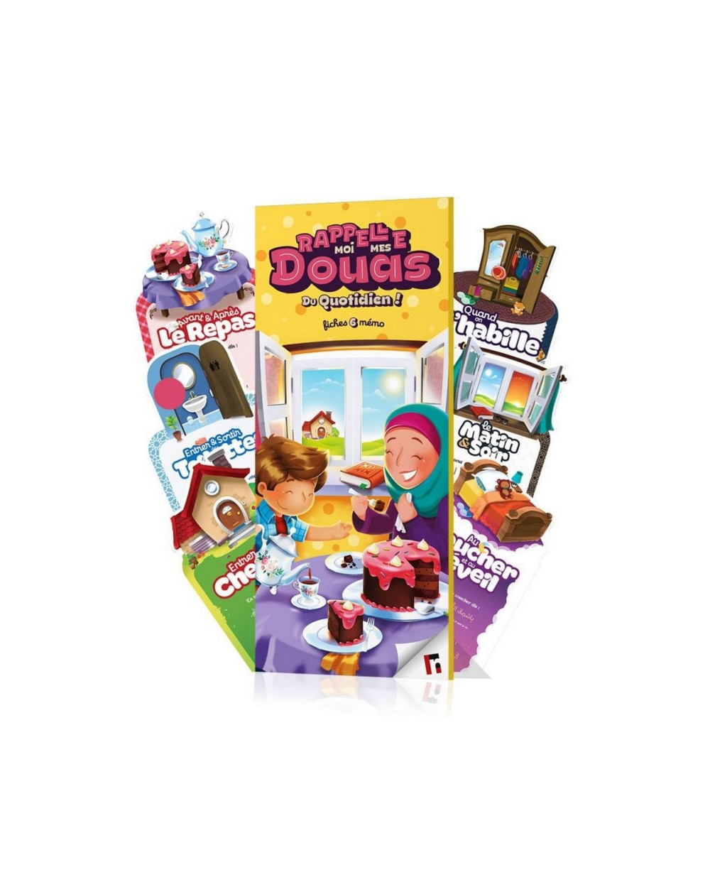 Remind Me Of My Daily Duas! (6 Illustrated Memo Sheets) - Learning Roots