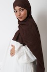Hijab carreaux paillettés