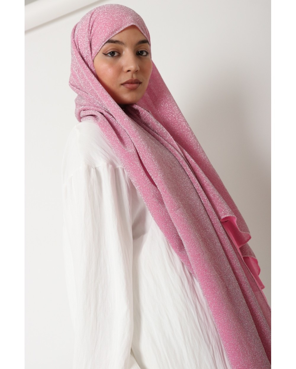 Hijab de soirée pailleté