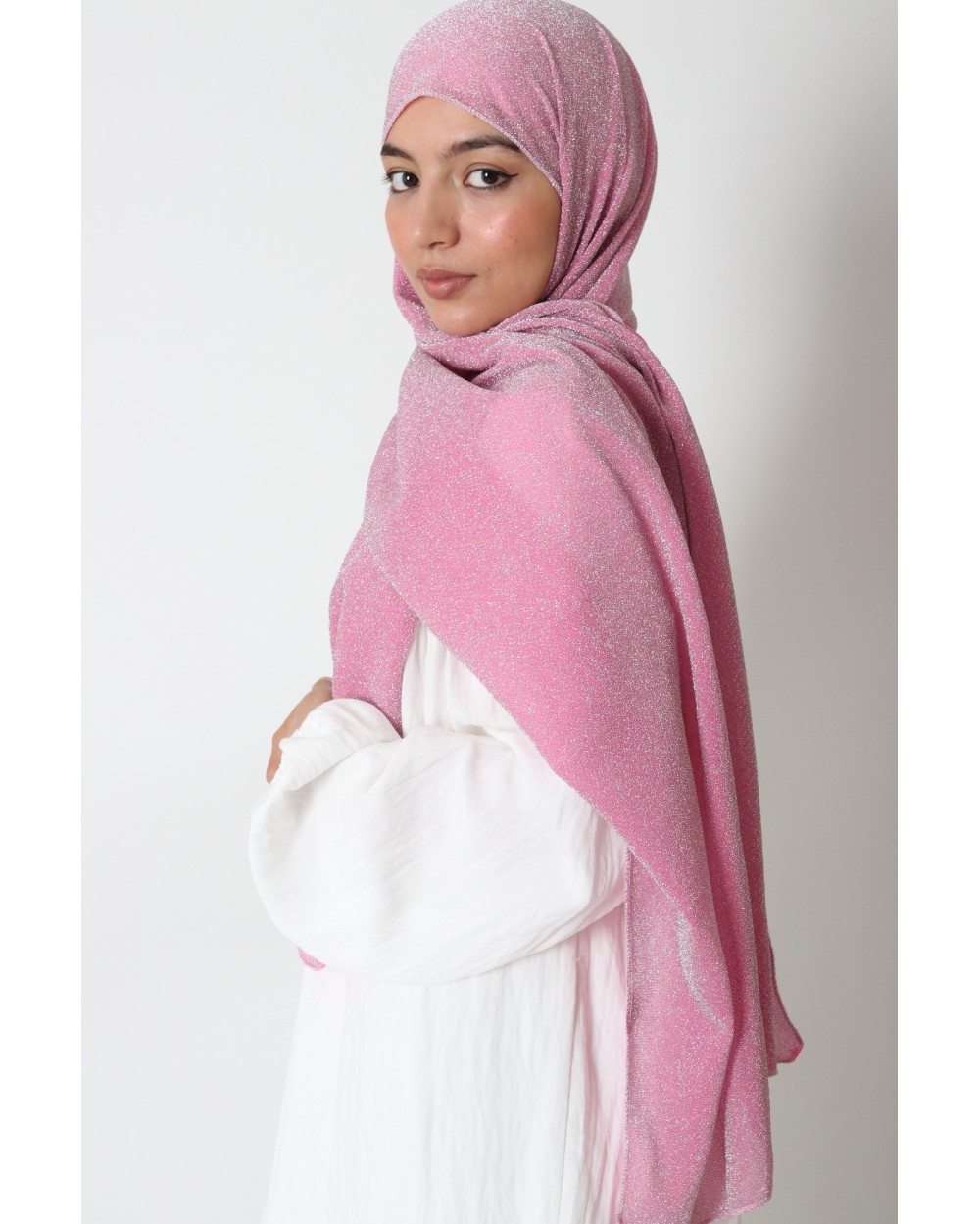 Hijab de soirée pailleté