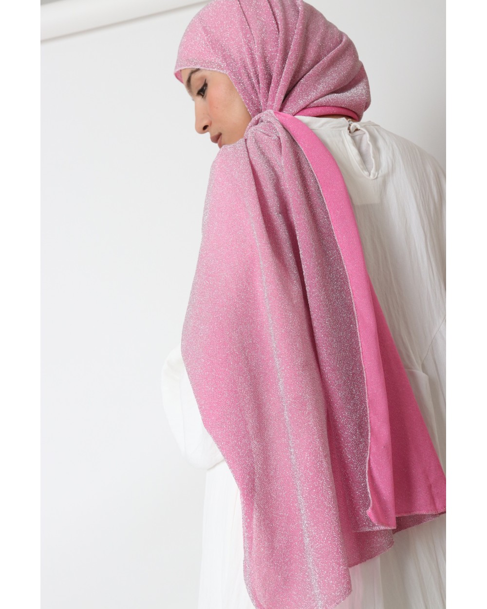 Hijab de soirée pailleté