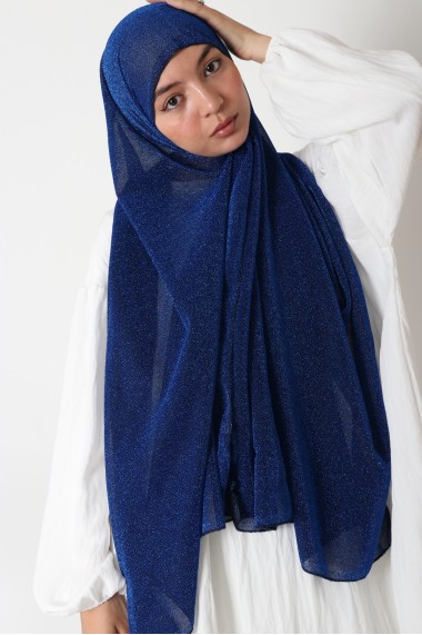 Hijab de soirée pailleté