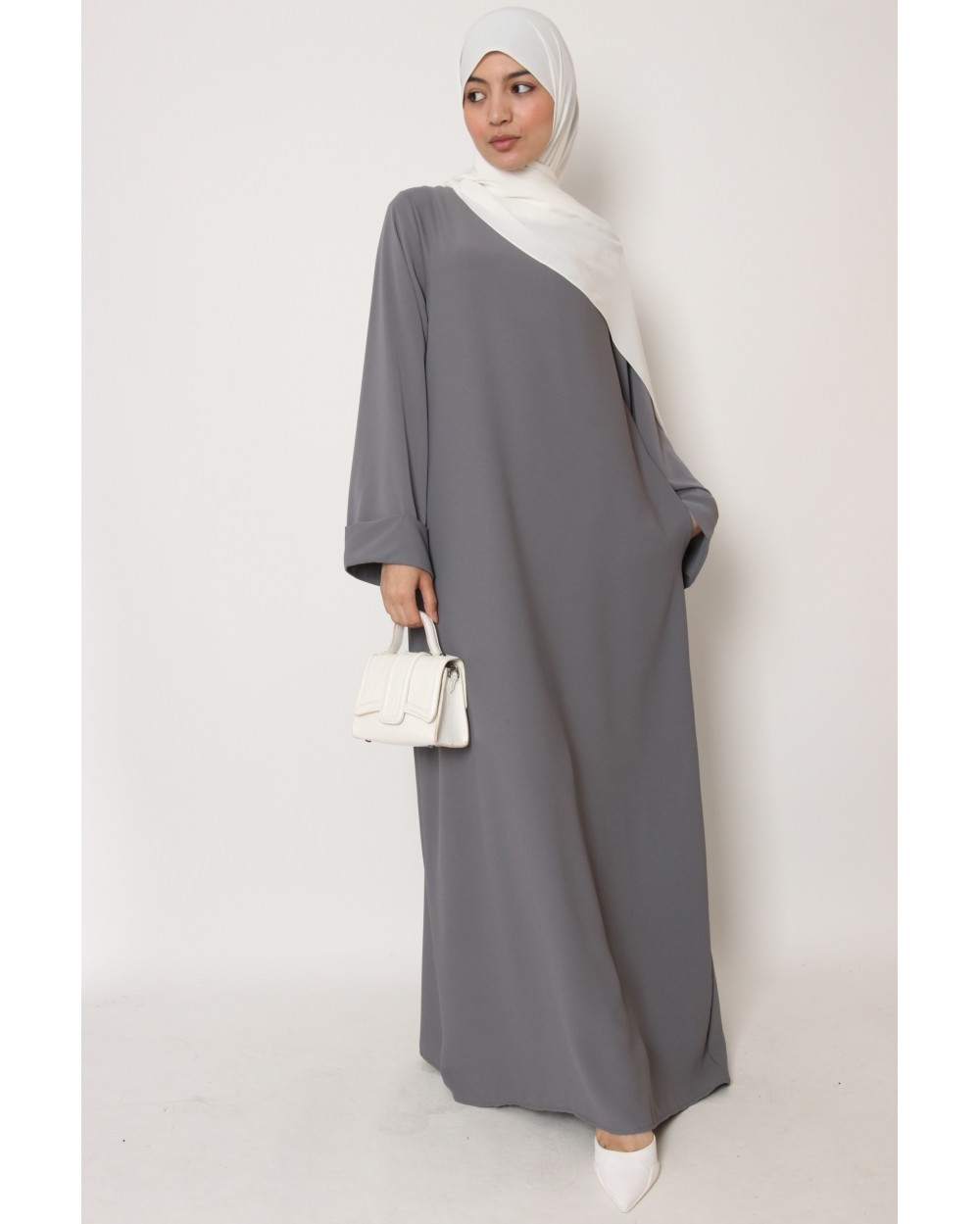 Abaya sleeve lapel