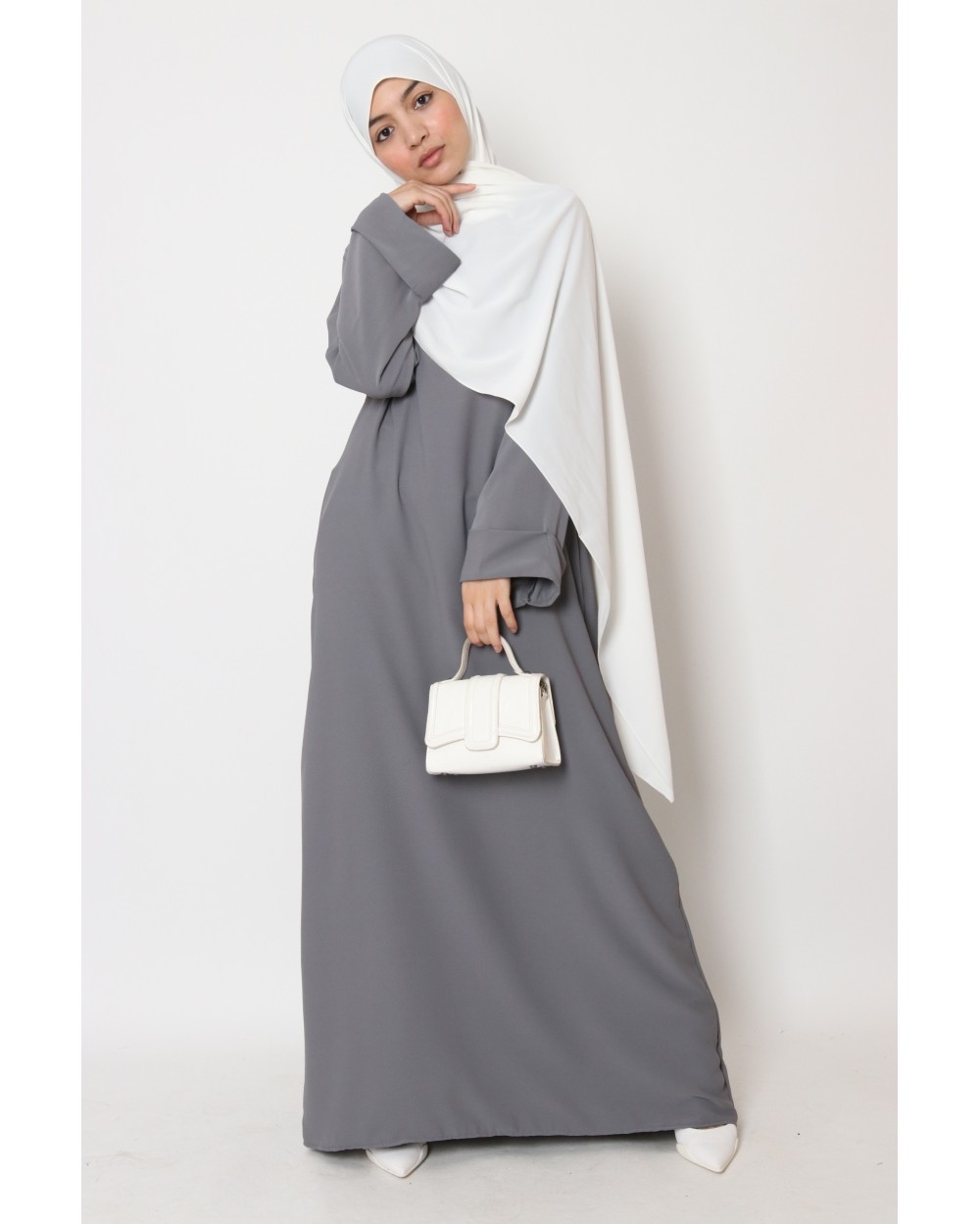 Abaya sleeve lapel