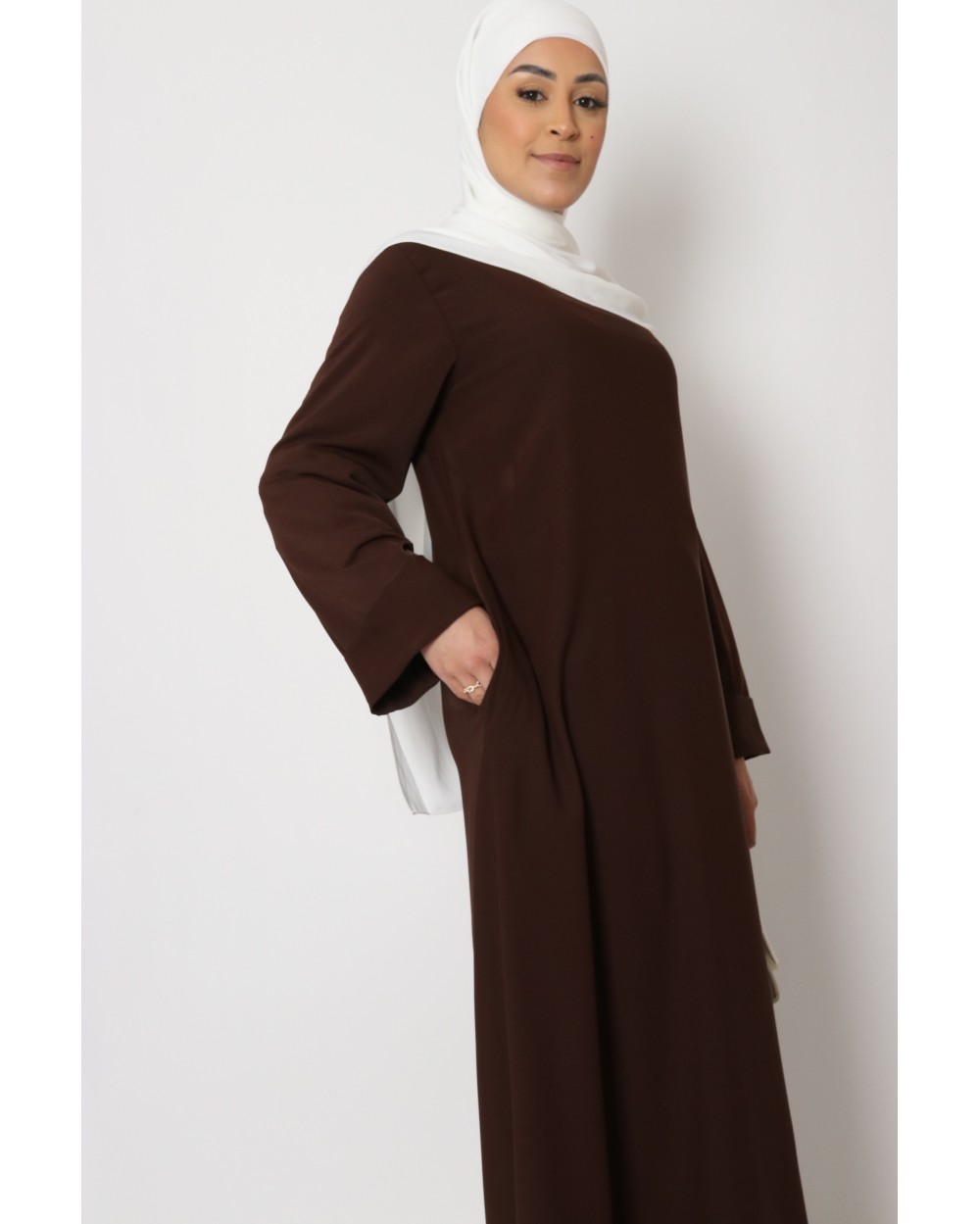 Abaya sleeve lapel