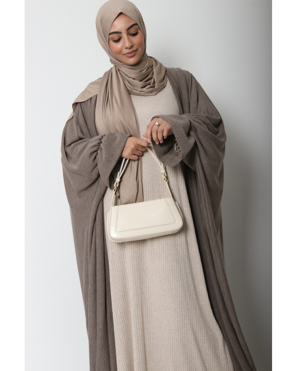 Winter butterfly kimono with ruffled sleeves