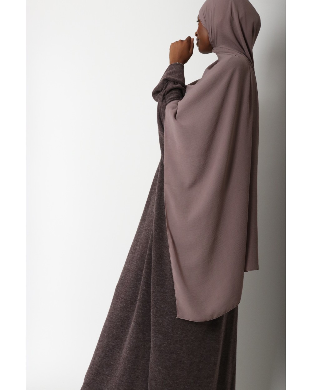 Abaya papillon en maille