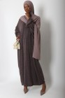 Abaya papillon en maille
