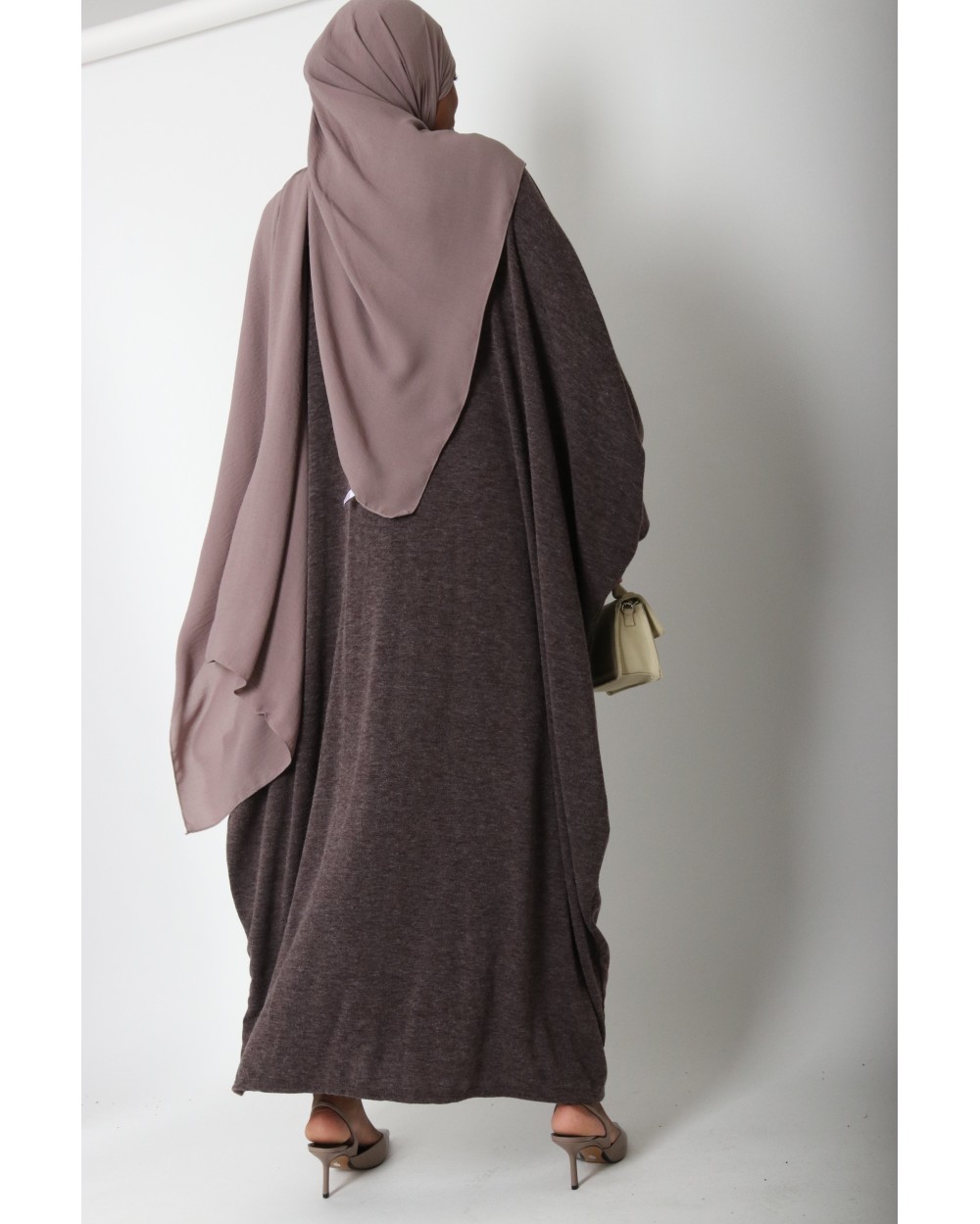 Abaya papillon en maille