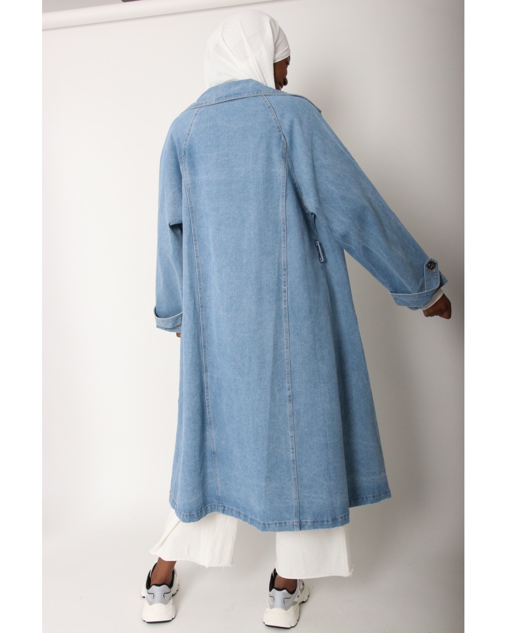 Trench long en Jean