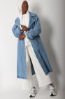 Trench long en Jean
